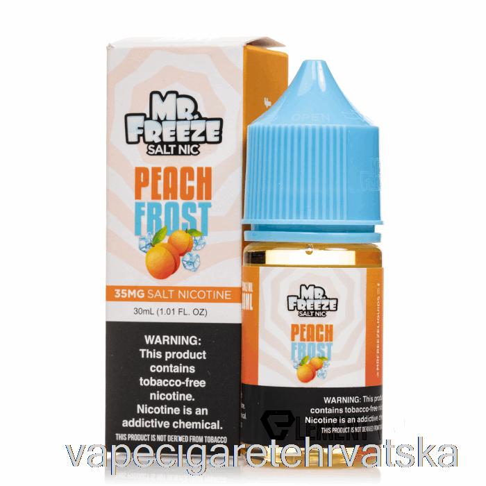 Vape Cigarete Peach Frost - Mr Freeze Salts - 30ml 50mg
